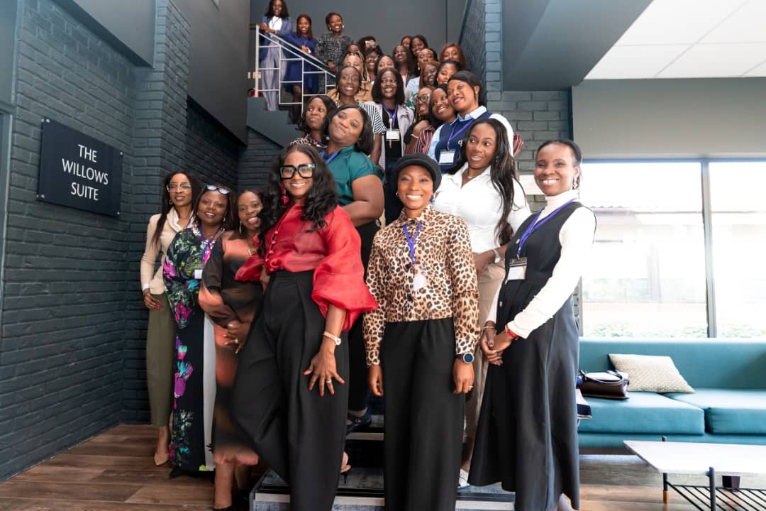 Retreat group gathered on the stairs at the DPW Europe Retreat 2026